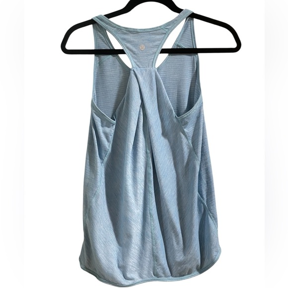 Lululemon Light Blue Racerback Tank Top Size 4 - Picture 2 of 3